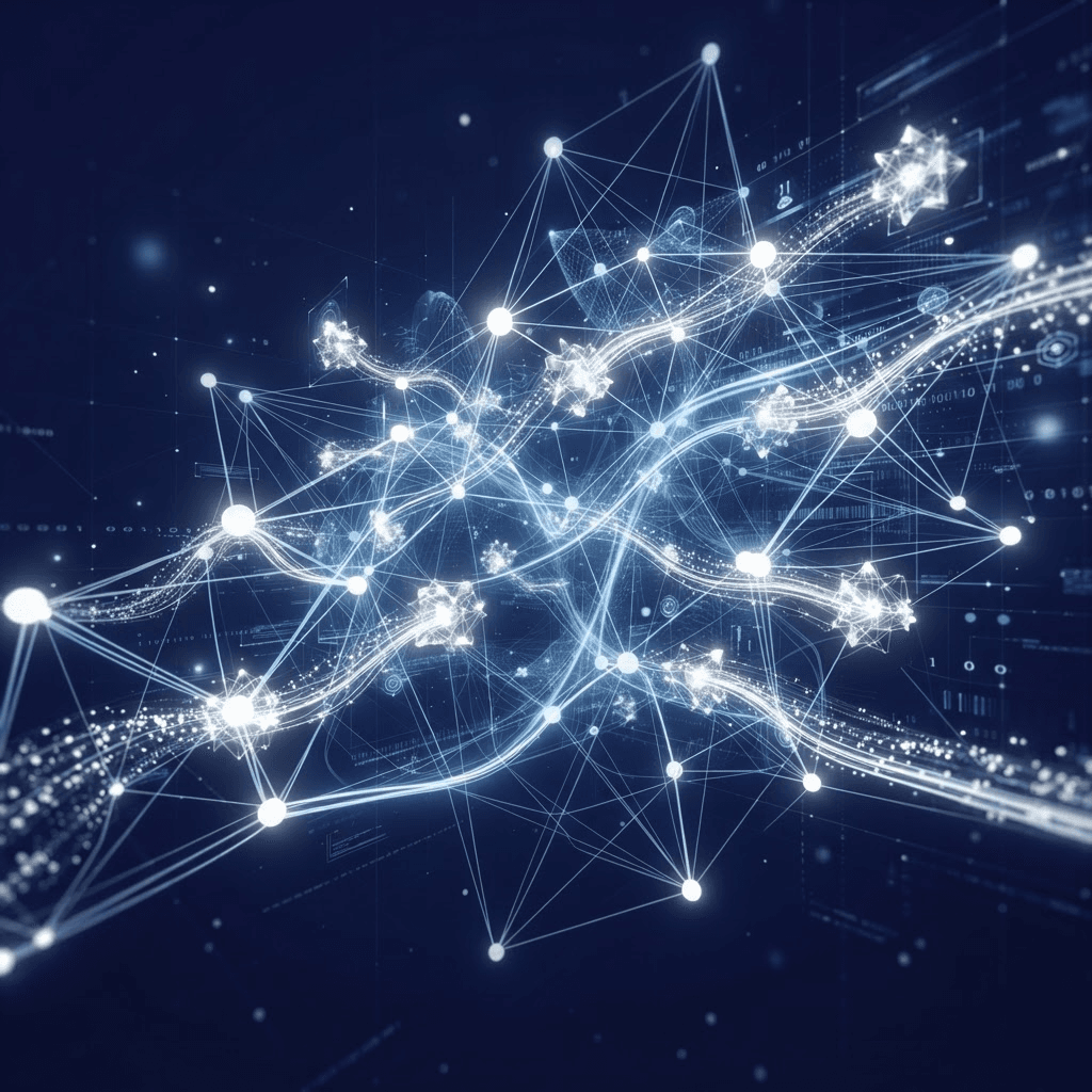 Illustration of custom AI agent automation workflows